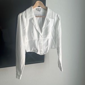 CITY SLEEK White Blouse, M